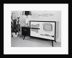 Early Model Radio Television in Home by Anonymous