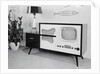 Early Model Radio Television in Home by Anonymous