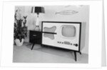 Early Model Radio Television in Home by Anonymous