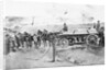Illustration of Cart Moving the Cardiff Giant by Anonymous