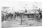 Illustration of Cart Moving the Cardiff Giant by Anonymous