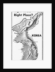 Poster of Korea and 38th Parallel by Anonymous