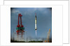 Rocket Blasting into Space by Anonymous