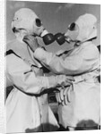 Air Raid Wardens in Radiation Suits by Anonymous