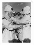 Air Raid Wardens in Radiation Suits by Anonymous