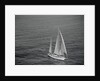 Aerial View of a Sailing Yacht by Anonymous