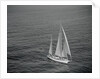 Aerial View of a Sailing Yacht by Anonymous