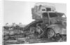 Destroyed Ammunition Truck by Anonymous