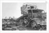 Destroyed Ammunition Truck by Anonymous