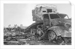 Destroyed Ammunition Truck by Anonymous
