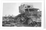 Destroyed Ammunition Truck by Anonymous