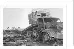 Destroyed Ammunition Truck by Anonymous