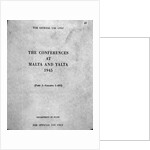Cover of The Conferences at Malta and Yalta by Anonymous