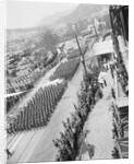 Aerial View of a Military Parade by Anonymous