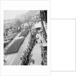 Aerial View of a Military Parade by Anonymous