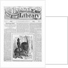Cover of Beadle's Half Dime Library by Anonymous