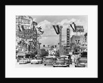Various Casino Signs Along Las Vegas Street by Anonymous