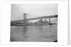USS Wisconsin Passing Beneath Manhattan Bridge by Anonymous