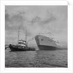 Towing the World Grandeur Ship by Anonymous