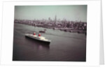 United States Passing New York Skyline by Anonymous