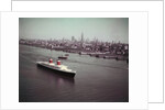 United States Passing New York Skyline by Anonymous