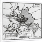 Map of Communist Water Blockade by Anonymous