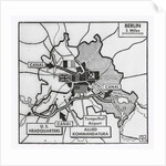 Map of Communist Water Blockade by Anonymous