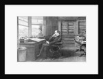 Charles Dickens in His Home Study by Anonymous