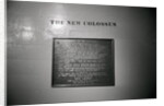 The New Colossus on Base of Statue of Liberty by Anonymous