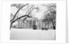Snow Covering the White House Lawn by Anonymous