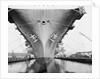 Bow of the USS Saratoga warship by Anonymous