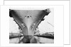 Bow of the USS Saratoga warship by Anonymous