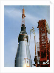 Rocket on Launch Pad by Anonymous