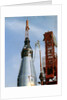 Rocket on Launch Pad by Anonymous