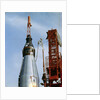 Rocket on Launch Pad by Anonymous