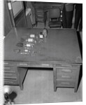 Confiscated Bomb Parts on Display at Police Station by Anonymous