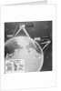 Illustration Showing Earth and Telstar Communication Satellites Sites by Anonymous
