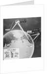 Illustration Showing Earth and Telstar Communication Satellites Sites by Anonymous