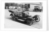 Early Model Car Parked at Station by Anonymous