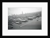 Ships Docking in New York Harbor by Anonymous