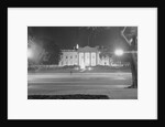 Exterior of White House at Night by Anonymous