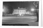 Exterior of White House at Night by Anonymous