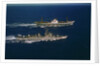 American and Russian Military Vessels Offshore of Puerto Rico by Anonymous