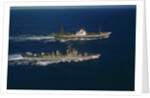 American and Russian Military Vessels Offshore of Puerto Rico by Anonymous