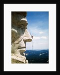 Mount Rushmore Repairman Working on Lincoln's Nose by Anonymous