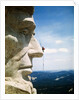Mount Rushmore Repairman Working on Lincoln's Nose by Anonymous