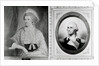 Jackie Kennedy's Selected Portraits on a Wall by Anonymous