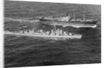 United States Destroyer Intercepting Soviet Freighter by Anonymous