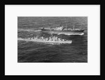 United States Destroyer Intercepting Soviet Freighter by Anonymous