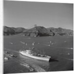 Large Ship Fleet in Ocean by Anonymous
